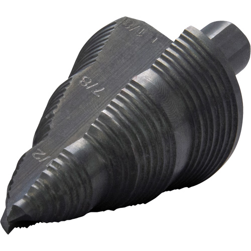 #9 Multi-Hole Step Bit, 3/16" - 1-1/8" , High Speed Steel Absolute Business Supply