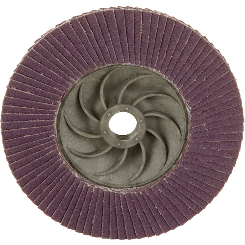 Disque &agrave; lamelles &agrave; changement rapide 769F, 4-1/2" x 5/8"-11, Type 29, Grain 120+, C&eacute;ramique Absolute Business Supply