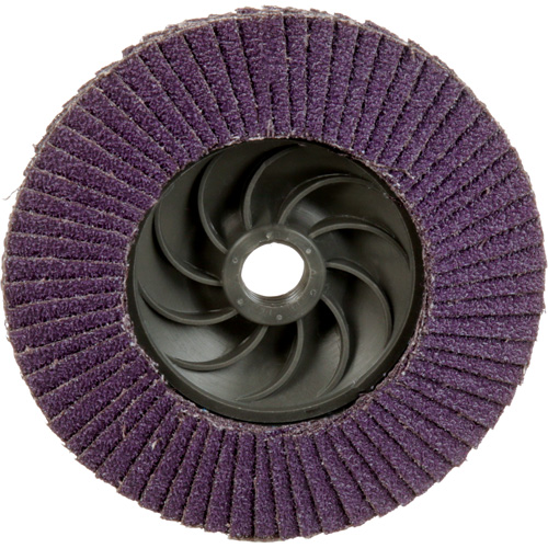 Disque &agrave; lamelles &agrave; changement rapide 769F, 4-1/2" x 5/8"-11, Type 29, Grain 40+, C&eacute;ramique Absolute Business Supply