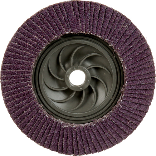 Disque &agrave; lamelles &agrave; changement rapide 769F, 5" x 5/8"-11, Type 29, Grain 40+, C&eacute;ramique Absolute Business Supply