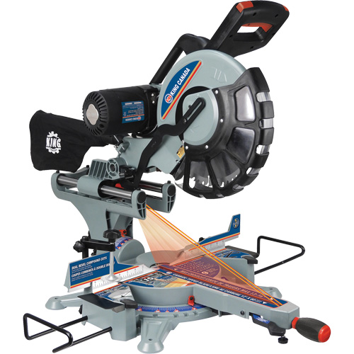 Dual Bevel Sliding Compound Mitre Saw, 12", 15 A Absolute Business Supply