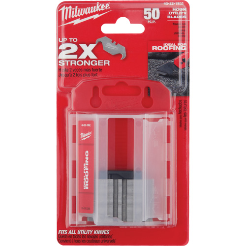 Hook Utility Knife Blades with Dispenser, Single Style Absolute Business Supply