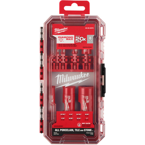 Foret pour scie-cloche Diamond Max, 8 morceaux Absolute Business Supply