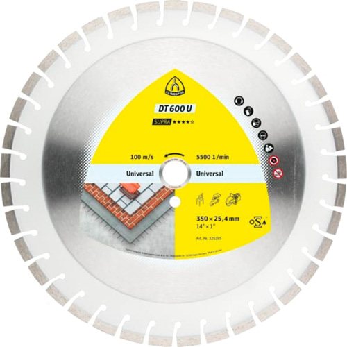 DT 600 U Supra Large Diamond Cutting Blades Absolute Business Supply