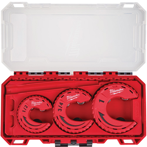 3-Piece Close Quarters Tubing Cutter Set, 1/2"/3/4"/1" Capacity Absolute Business Supply
