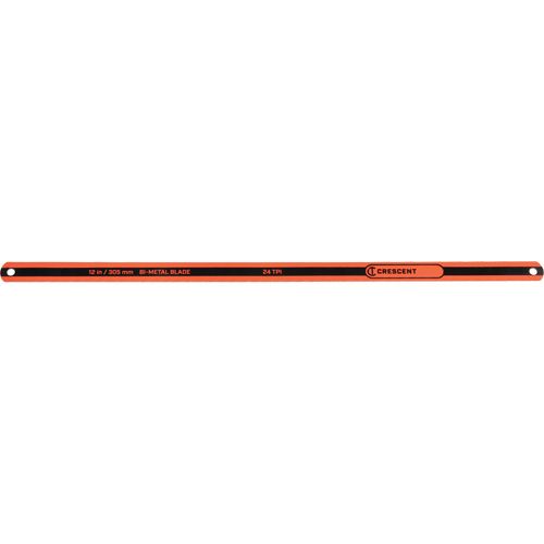 Hacksaw Replacement Blade, Bi-Metal, 12" L, 24 TPI Absolute Business Supply