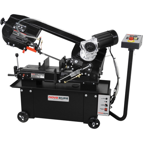 Nova DVR Metal Cutting Bandsaw, Horizontal, 7" rond et 7" x 12" rectangulaire Cutting Capacity Absolute Business Supply