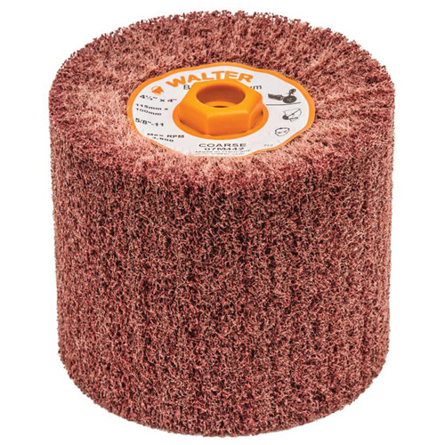 Blendex Surface Conditioning Drum, 4-1/2" Dia. x 4" W, 5/8"-11 Arbor, Coarse Grit Absolute Business Supply