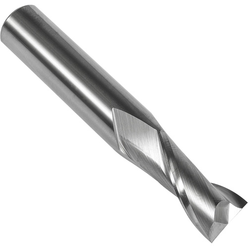 Fraise en bout carr&eacute;e 30° S108, 9/16" dia., 3-1/2" lo, 2 cannelures, 9/16" tige, Carbure Absolute Business Supply
