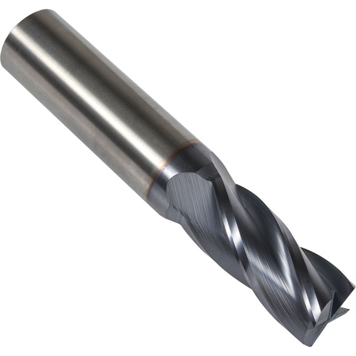 Fraise en bout carr&eacute;e 30° S234, 1/16" dia., 1-1/2" lo, 4 cannelures, 1/8" tige, Carbure Absolute Business Supply