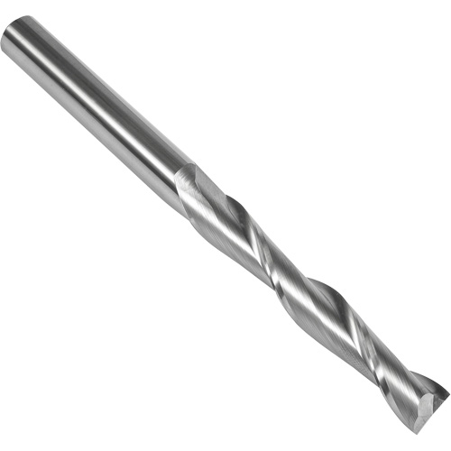 Fraise en bout carr&eacute;e extra longue 30° S111, 1/2" dia., 6" lo, 2 cannelures, 1/2" tige, Carbure Absolute Business Supply