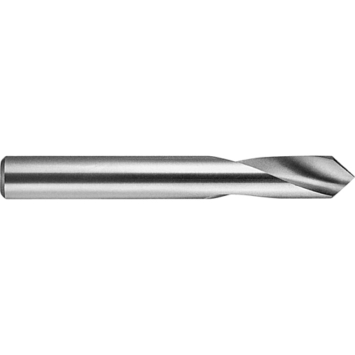 Spotting Drill, Bright, Regular Length, 1/4", High Speed Steel, 90° Point Absolute Business Supply