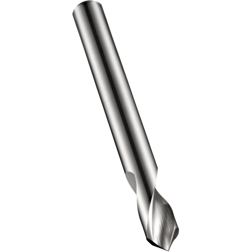 Spotting Drill, 5 mm, Carbide, 16 mm Flute, 90° Point Absolute Business Supply