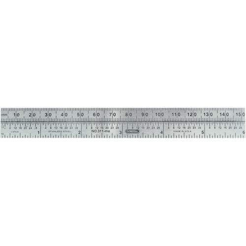 R&egrave;gle flexible de pr&eacute;cision &eacute;conomique, 6" lo, Acier Absolute Business Supply