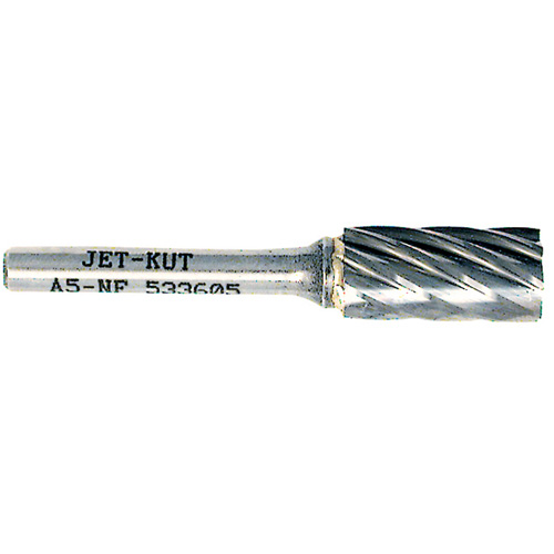 Fraise cylindrique pour aluminium/mat&eacute;riaux non ferreux A5-NF JET-KUT, 1/2" Dia., 1/4" Tige Absolute Business Supply