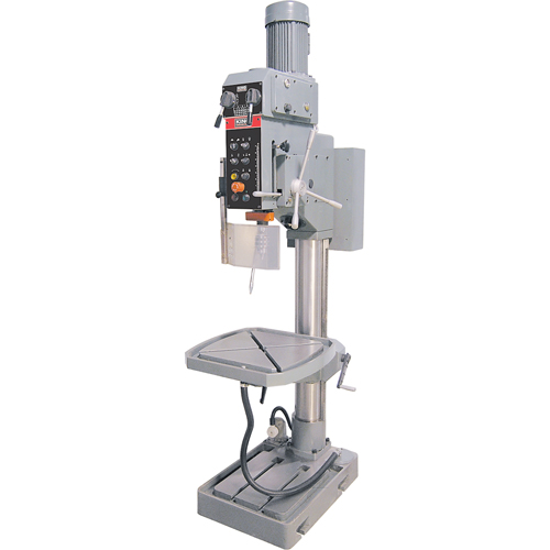 Variable Speed Gearhead Drill Presses, 5/8" Chuck, 2 Speed(s), 22" W x 22" L, #4 Morse Absolute Business Supply