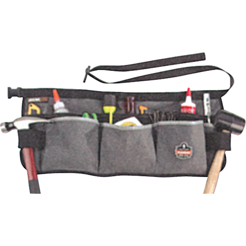 Petits tabliers &agrave; 13 pochettes, Toile, Gris Absolute Business Supply