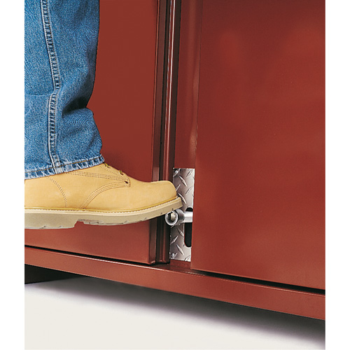 Armoire &agrave; tablettes Jobsite, Acier, 47,5 pi³, Rouge Absolute Business Supply