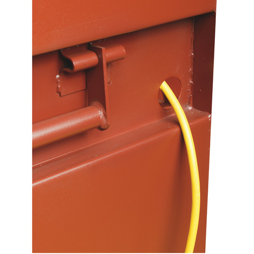 Armoire &agrave; tablettes Jobsite, Acier, 47,5 pi³, Rouge Absolute Business Supply