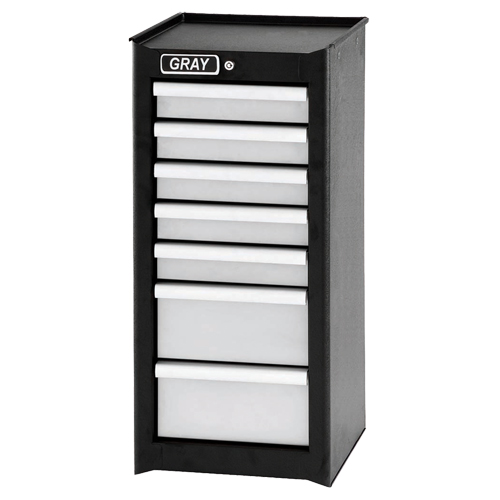 Armoire compl&eacute;mentaire, 7 tiroirs, 14-3/4" la x 18" p x 33,34" h, Noir Absolute Business Supply