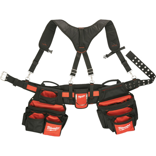 Ceinture de travail a/m&eacute;canisme de suspension pour entrepreneur, Nylon, Noir Absolute Business Supply