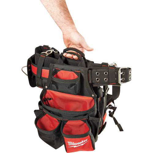Ceinture de travail a/m&eacute;canisme de suspension pour entrepreneur, Nylon, Noir Absolute Business Supply