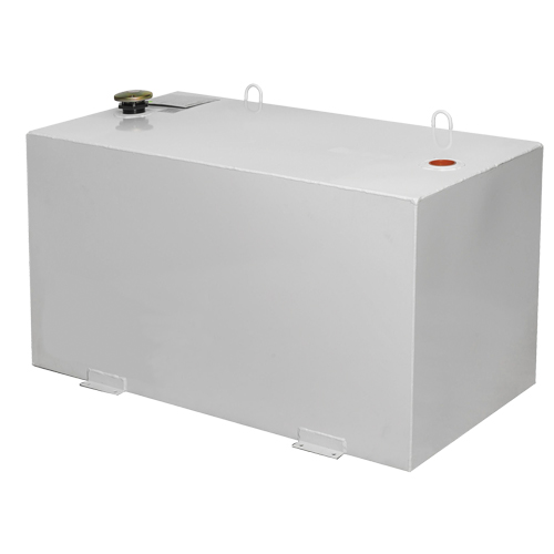 R&eacute;servoir de transfert pour carburant en acier, Acier, Capacit&eacute; 100 gal., Blanc Absolute Business Supply