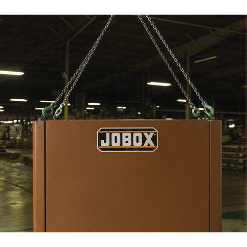 Field Office Jobsite Box, 33" W x 63" D x 80" H, Steel, Red Absolute Business Supply
