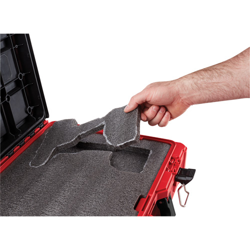 Packout Tool Case with Customizable Insert, 20-7/10" x 15-1/5" x 6-1/5", Black/Red Absolute Business Supply