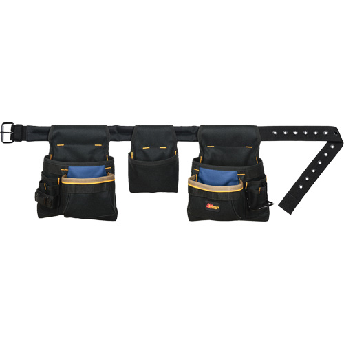 Ceinture &agrave; outils combin&eacute;e de luxe, Polyester, Noir Absolute Business Supply