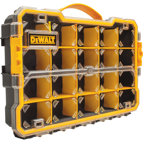 Compartment Pro Organizer, 11" W x 17-5/8" D x 2-7/8" H, Black/Yellow Absolute Business Supply