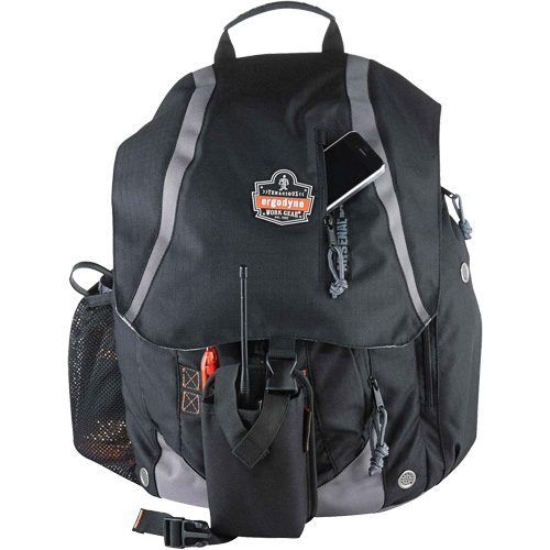 Sac &agrave; dos pour outils 5143 Arsenal, 15" lo x 8" la, Noir, Polyester Absolute Business Supply