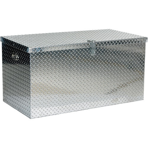 Boîte &agrave; outils portative en t&ocirc;le larm&eacute;e d'aluminium, 25-1/16" P x 49-1/4" la x 24" h, Argent Absolute Business Supply