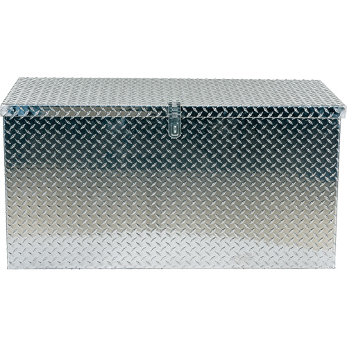 Boîte &agrave; outils portative en t&ocirc;le larm&eacute;e d'aluminium, 25-1/16" P x 49-1/4" la x 24" h, Argent Absolute Business Supply