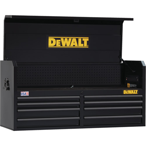 Tool Chest, 51-1/2" W, 8 Drawers, Black Absolute Business Supply