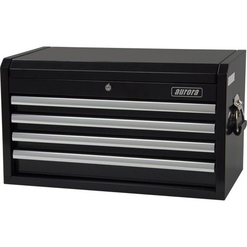 Industrial Tool Chest, 26" W, 4 Drawers, Black Absolute Business Supply