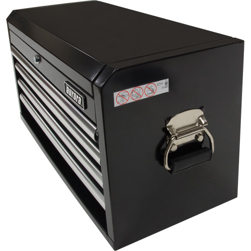 Industrial Tool Chest, 26" W, 4 Drawers, Black Absolute Business Supply