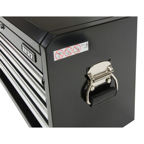 Industrial Tool Chest, 26" W, 4 Drawers, Black Absolute Business Supply