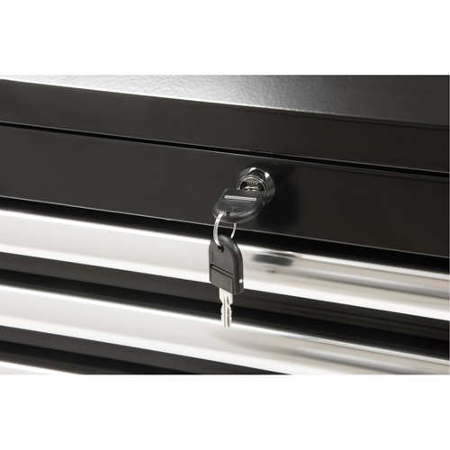 Industrial Tool Chest, 26" W, 4 Drawers, Black Absolute Business Supply