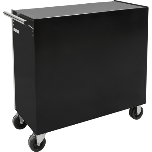 Chariot &agrave; outils industriel, 11 tiroirs, 41" la x 18-3/4" p x 39-1/3" h, Noir Absolute Business Supply