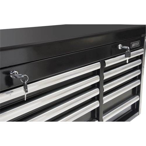 Industrial Tool Chest, 41" W, 10 Drawers, Black Absolute Business Supply