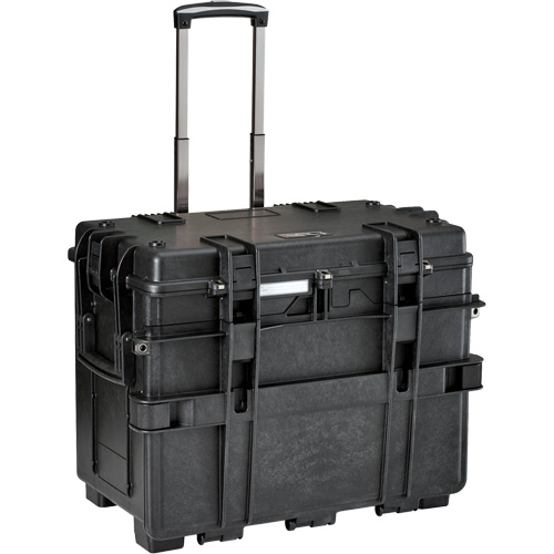 Coffre &agrave; outils militaire mobile avec tiroirs, 6 tiroirs, 22-4/5" la x 15" p x 18" h, Noir Absolute Business Supply