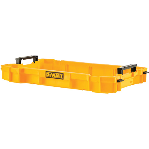Plateau d'outils peu profond ToughSystem, 18-2/5" x 12" x 2-1/3", Jaune Absolute Business Supply