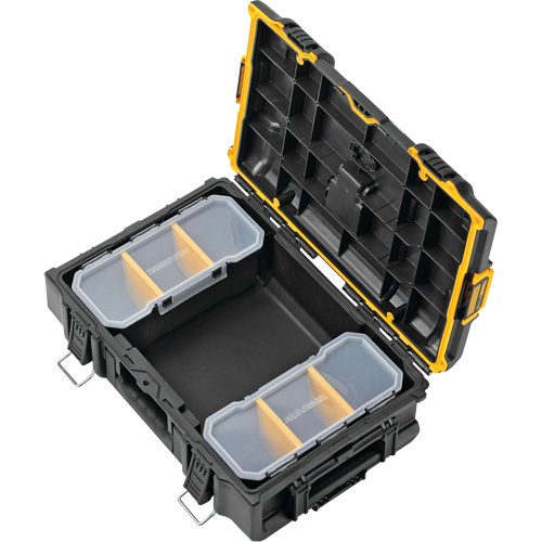 Boîte &agrave; outils ToughSystem 2.0, 21-3/4" x 14-3/4" x 7", Noir Absolute Business Supply