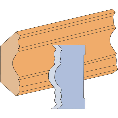 Fancy Cove Moulding Cutter Set Absolute Business Supply