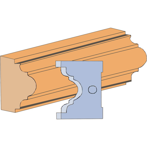 Fancy Cove Moulding Cutter Set Absolute Business Supply