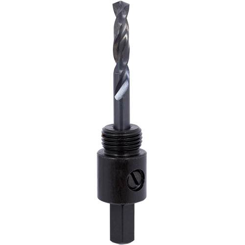 Mandrin hexagonal pour scie-cloche, 1-1/4" - 2-3/8", 3/8" Tige Absolute Business Supply