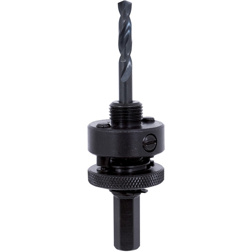 Mandrin de scie-cloche &agrave; tige hexagonale M45P, 1-1/4" - 6", 7/16" Tige Absolute Business Supply
