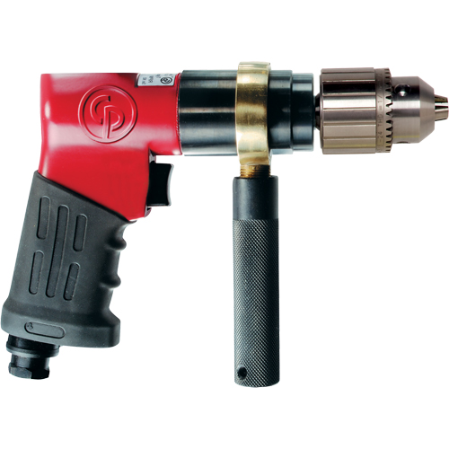 Reversible Drill, 15 CFM, 1/4" NPTF, 3/8" Chuck Absolute Business Supply