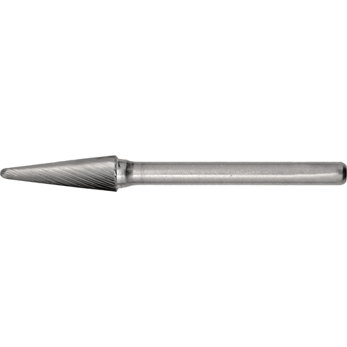 CLEVELAND Solid Carbide Burrs - Taper Shape Radius End 14°, 1/4" Shank Absolute Business Supply